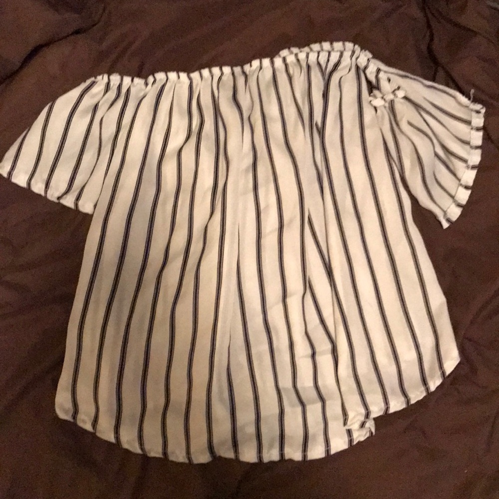 Off the shoulder crop top
